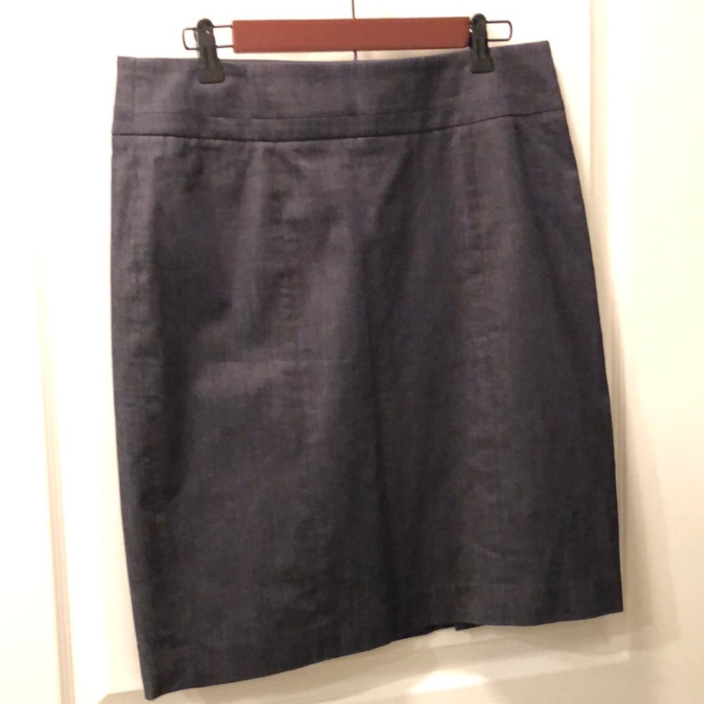 Dark Grey Pencil Skirt